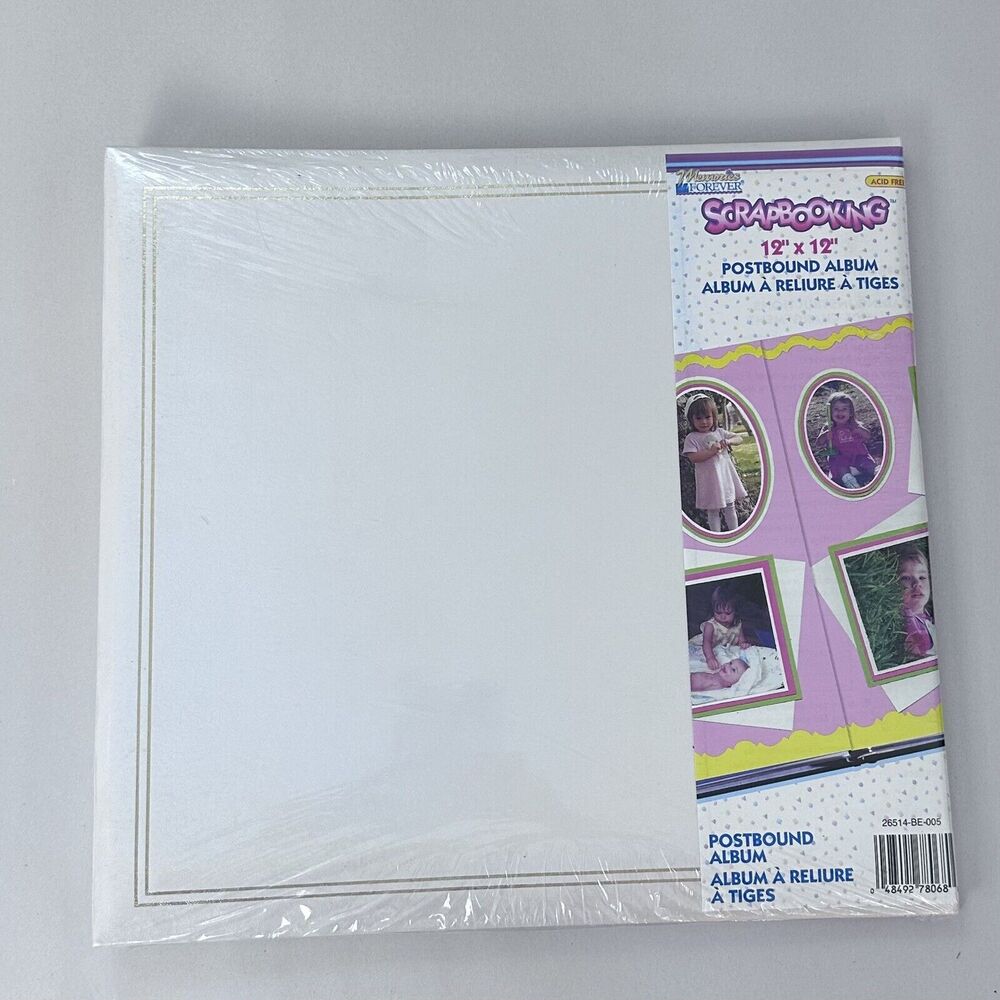 Memories Forever Postbound Álbum Scrapbooking With Pages Vintage 12 X 12 New NOS